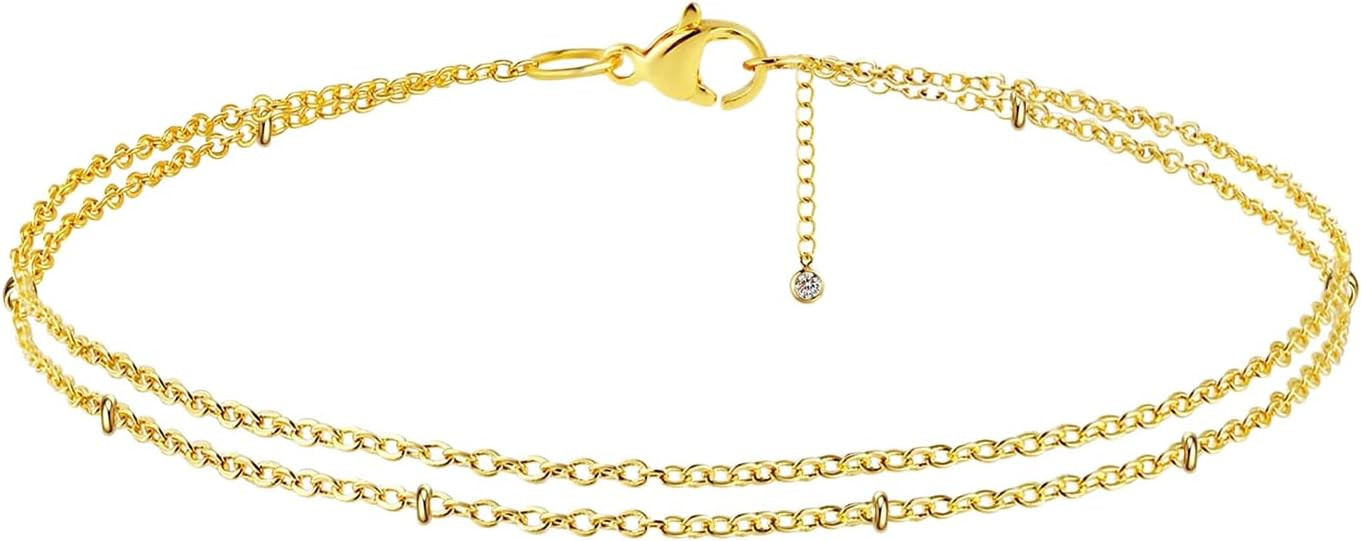 14K Gold Plated Bracelets Set for Women, Light luxury Bracelet Stackable Gold Bangles Bracelet fo... | Amazon (US)