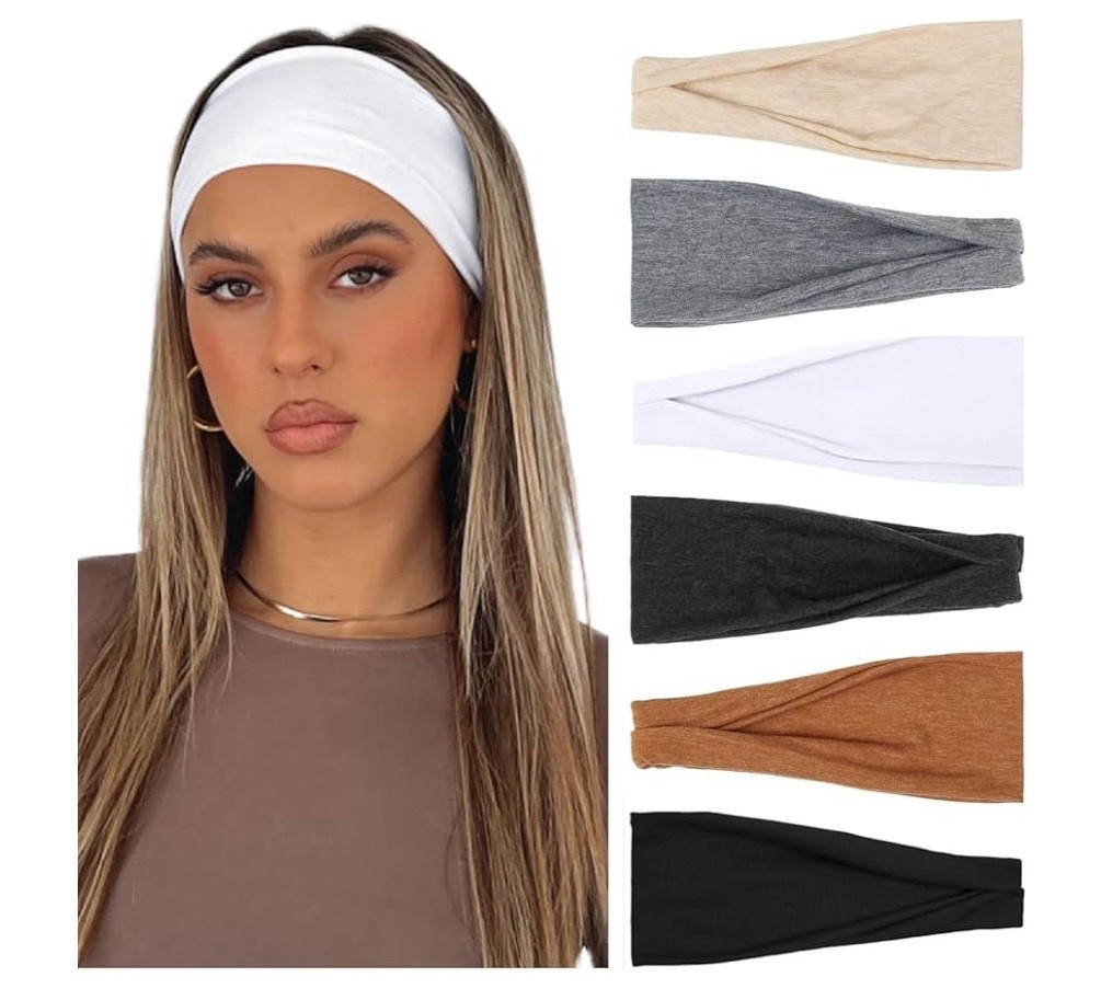 Women’s Hair Wide Thick Sweat Hair Bands, Trendy Hair Accessories for Women's Yoga, Workout, and Fashion - Amazon Find under $10! 

#LTKFindsUnder50 #LTKStyleTip #LTKActive