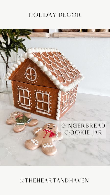 Cute and functional! This #gingerbreadhouse #cookiejar is the absolute cutest!!

#LTKSeasonal #LTKHoliday