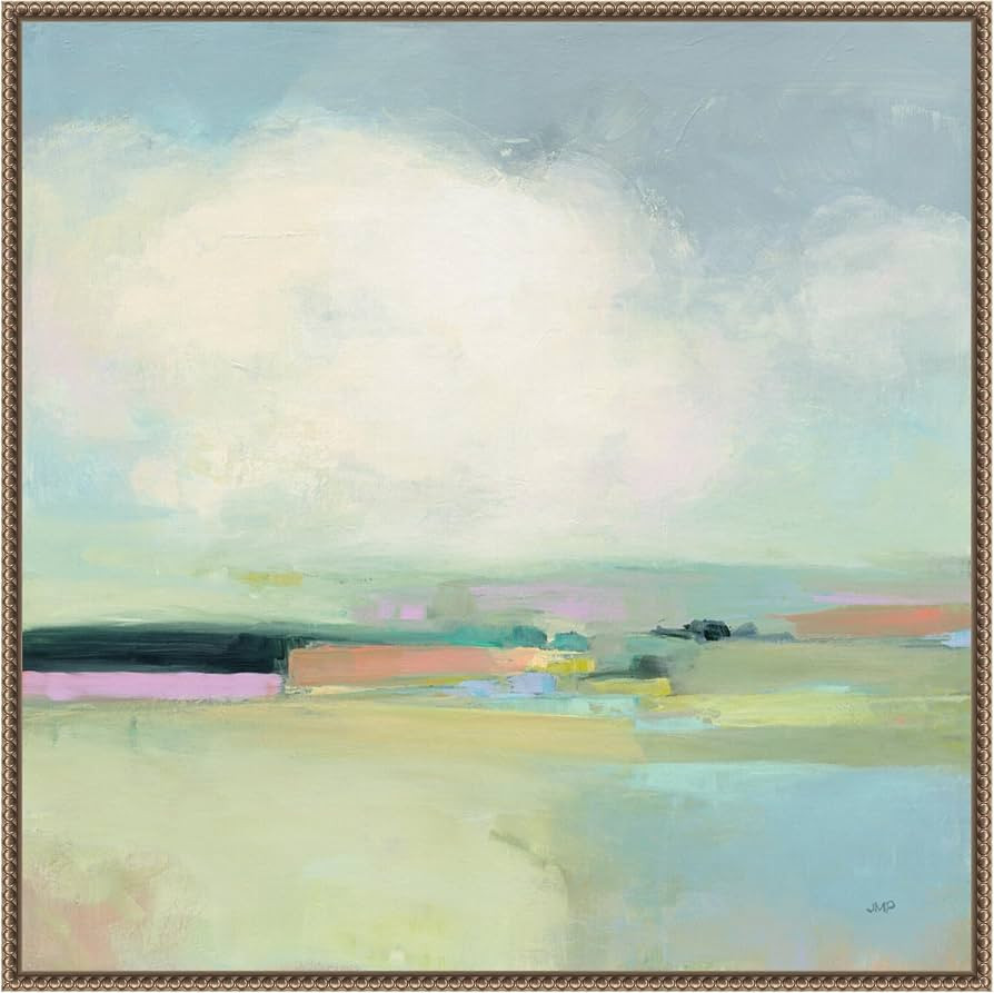 Amanti Art Framed Canvas Wall Art 30x30 Colorful Landscape by Julia Purinton, Framed Wall Art Can... | Amazon (US)