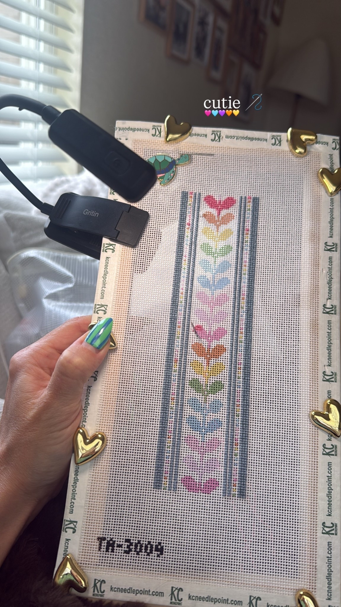 My favorite time of day. Less scrolling, more stitching 🩷🩵💜🧡💛

#LTKdayinmylife #LTKselfcare #LTKstorytime