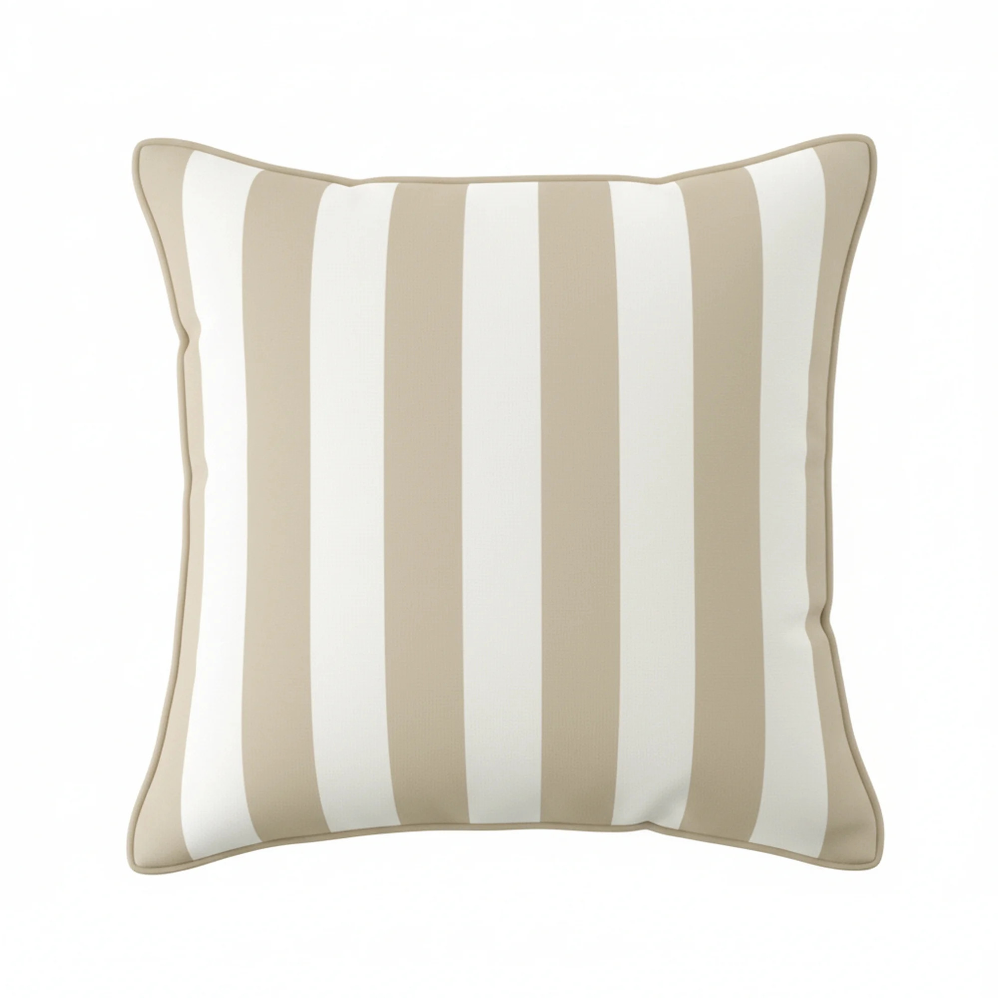 Mainstays 16 in x 16 in Tan Cabana Outdoor Pillow, Tan | Walmart (US)