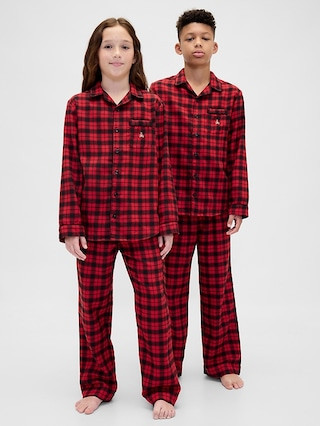 Kids Recycled Flannel PJ Set | Gap (US)