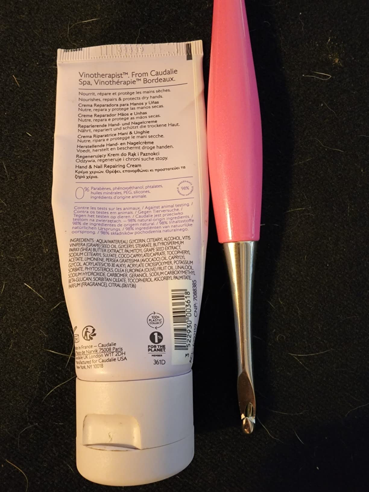 Caudalie Vinotherapist Hand and Nail Cream with Shea Butter and Grape-seed Oil, Vegan and Dermato... | Amazon (US)