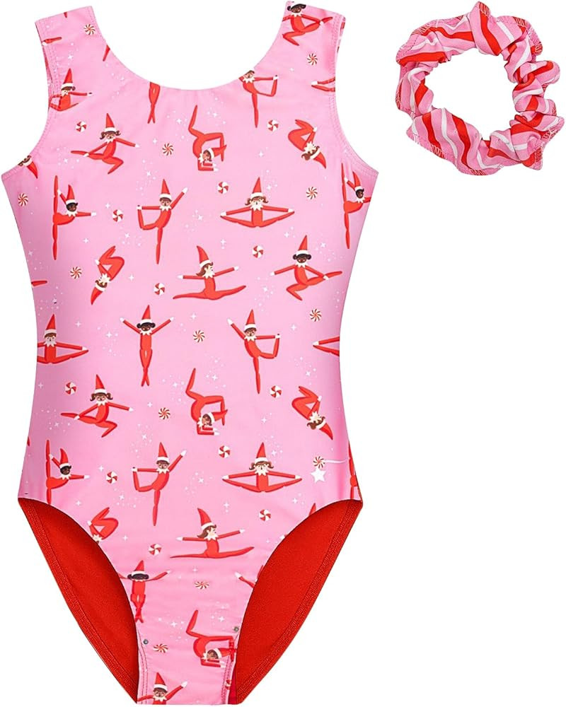 Destira Christmas Gymnastics Leotards for Girls, Holiday Fun - Snug Performance Fit (Size Up for Comfort) - GIRLS/CHILD SIZES | Amazon (US)