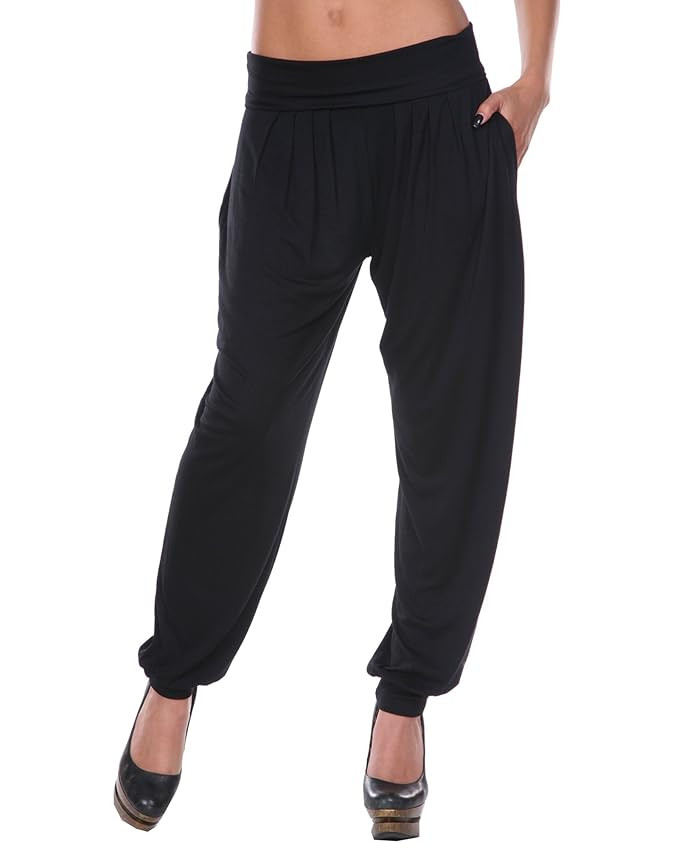 White Mark Women's Bohemian Harem Pants | Amazon (US)