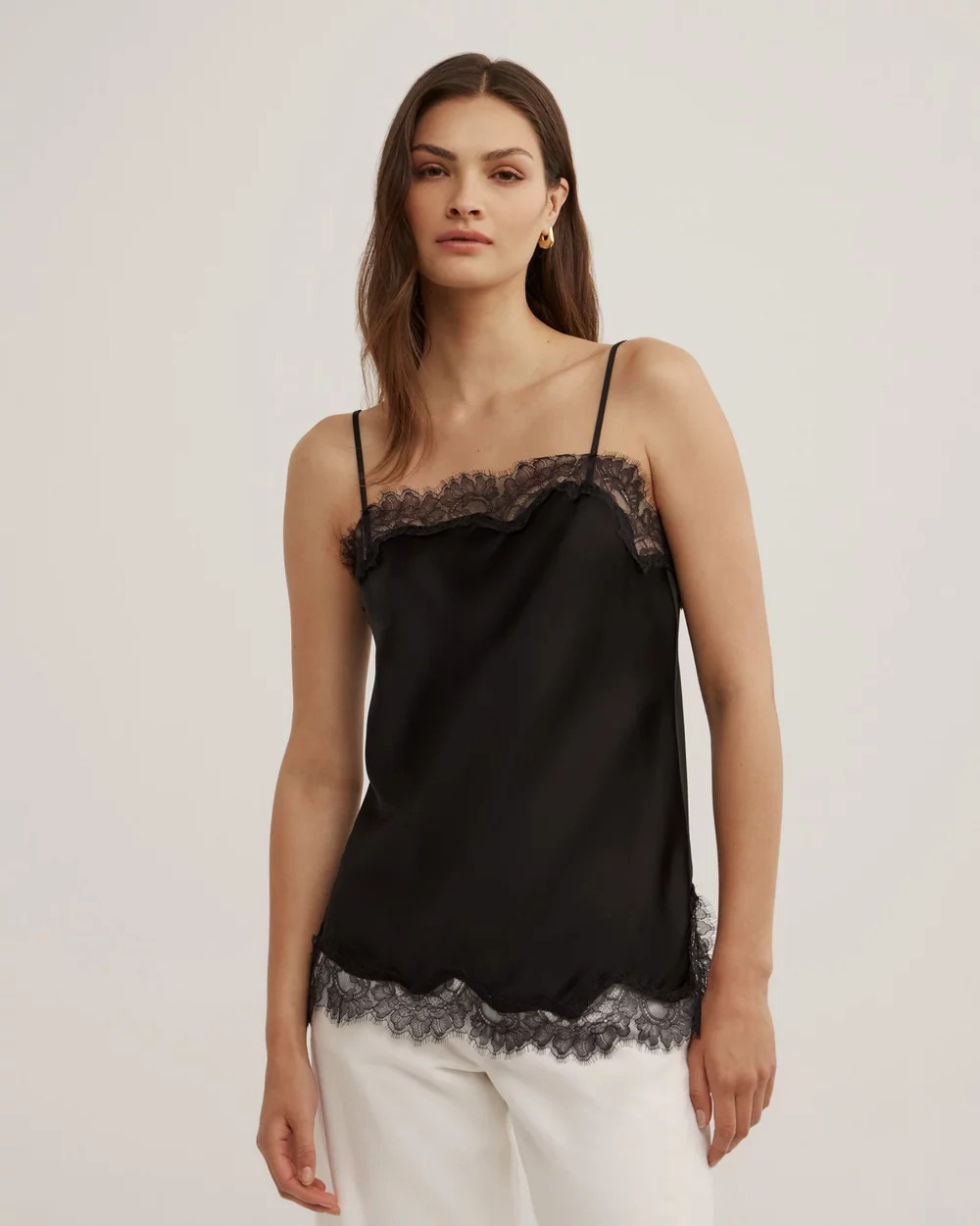Lace Border Camisole | THE ICONIC (AU & NZ)