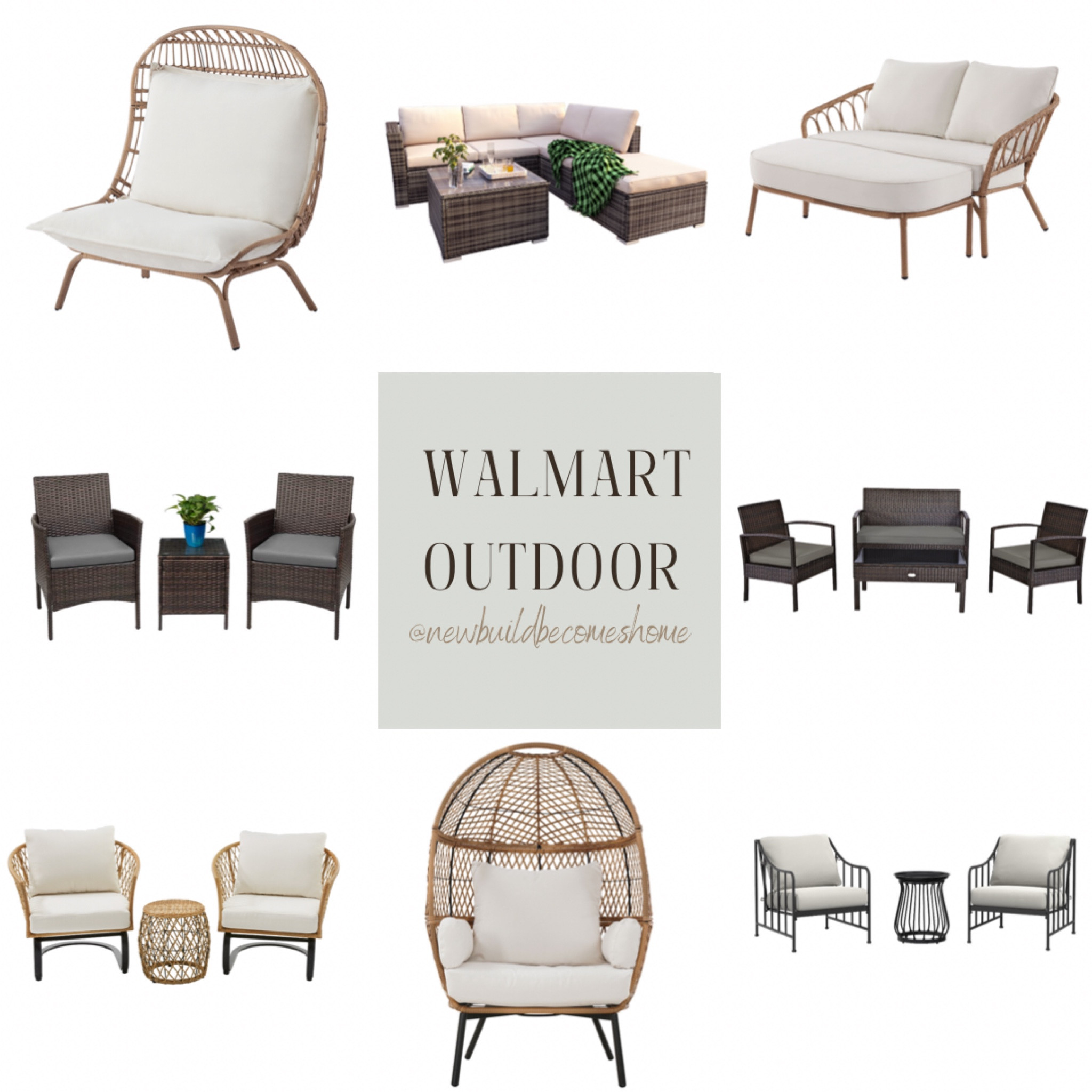 Loving these outdoor furniture pieces from Walmart! Many could be styled together as a set.

#LTKhome #LTKfamily #LTKsalealert