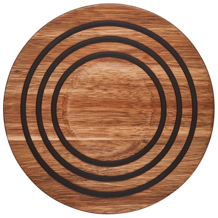 Le Creuset Magnetic Wooden Trivet, 8" | Williams-Sonoma