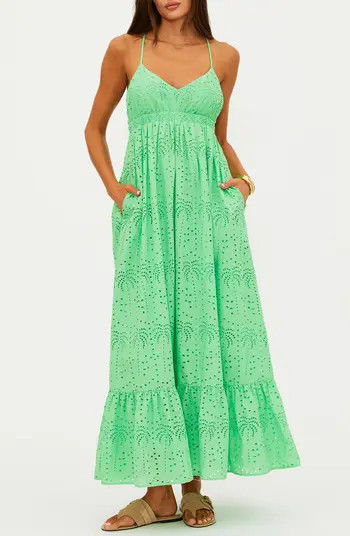 Ruthie Cotton Voile Cover-Up Maxi Sundress | Nordstrom