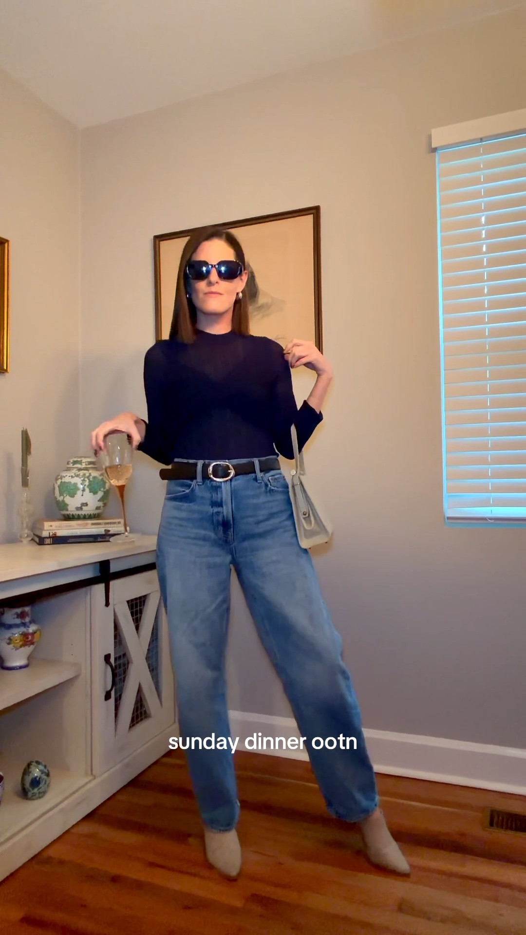 Top - Anthro, Small
Jeans - Pistola 
Shoes - Kaanas 
Belt & Sunnies - Amazon
Bag - Thrift find 

#LTKFindsUnder50 #LTKFindsUnder100 #LTKStyleTip