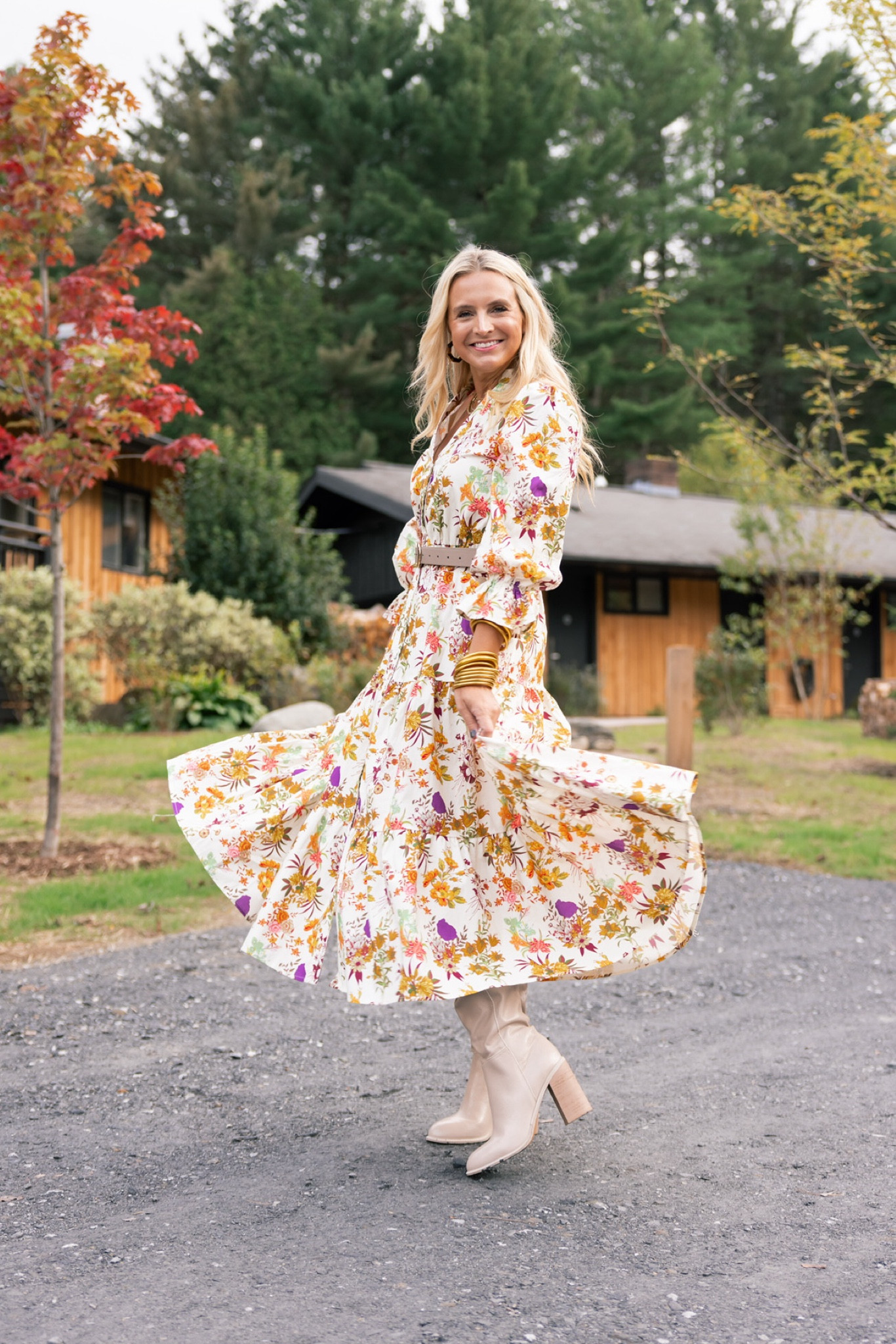 This dress makes the perfect fall outfit for: weddings, baby showers, date nights- anything! Wearing a small. Use code FANCY15 for 15% off the whole look

#LTKStyleTip #LTKSeasonal #LTKFindsUnder100