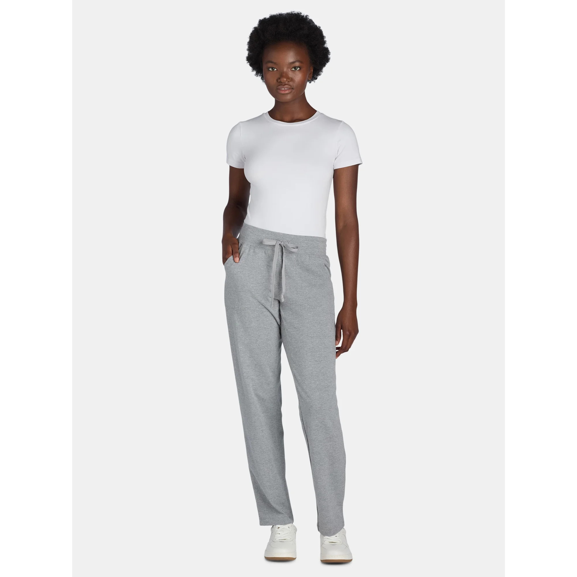 Athletic Works Women's and Women's Plus Knit Pants, Sizes XS-4X | Walmart (US)
