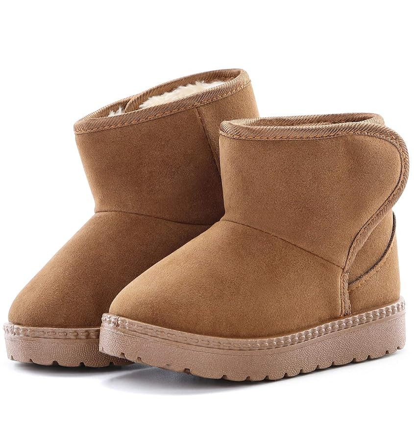 Girls Boys Warm Winter Boots Kids Outdoor Snow Boots(Toddler/Little Kid) | Amazon (US)