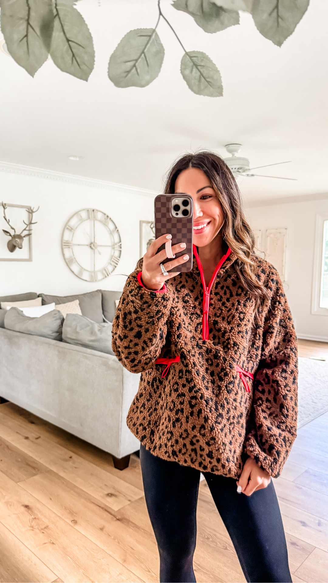 Small Sherpa leopard pullover. Amazon prime day. Amazon deals.