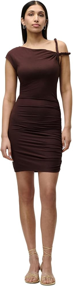 LeGer Arwyn Dress - Kleid Damen mit Raffung - k\u00f6rpernahe Passform - Minikleid mit Twist-Deta... | Amazon (DE)