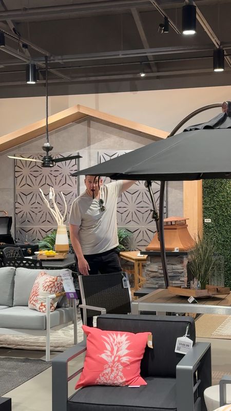 Adjustable curved umbrellas from wayfair for the outdoor patio or backyard! 

#LTKVideo #LTKHome
