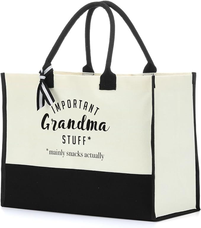 FORBIDDEN PAPER Gifts Tote Bag Important Stuff Tote Gift Gifts Birthday for Shopping Bag Grocery ... | Amazon (US)