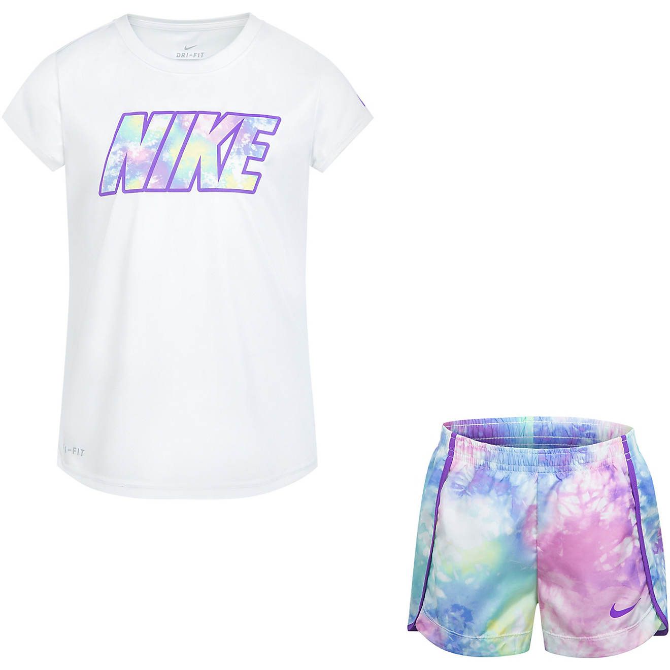 Nike Girls’ 4-7 Sprinter T-shirt and Shorts Set | Academy | Academy Sports + Outdoors