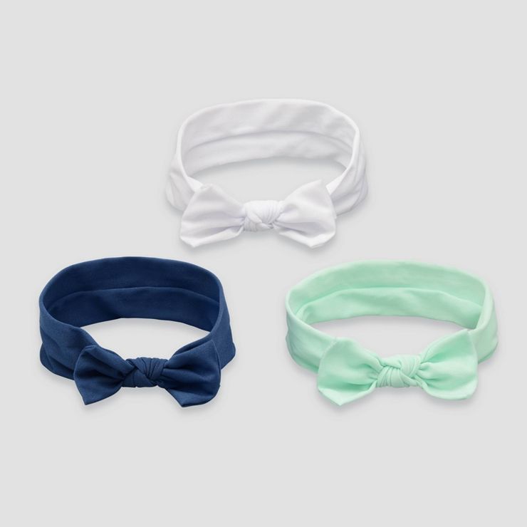 Baby Girls' 3pk Headwrap Cool Bow - Cloud Island™  One Size | Target