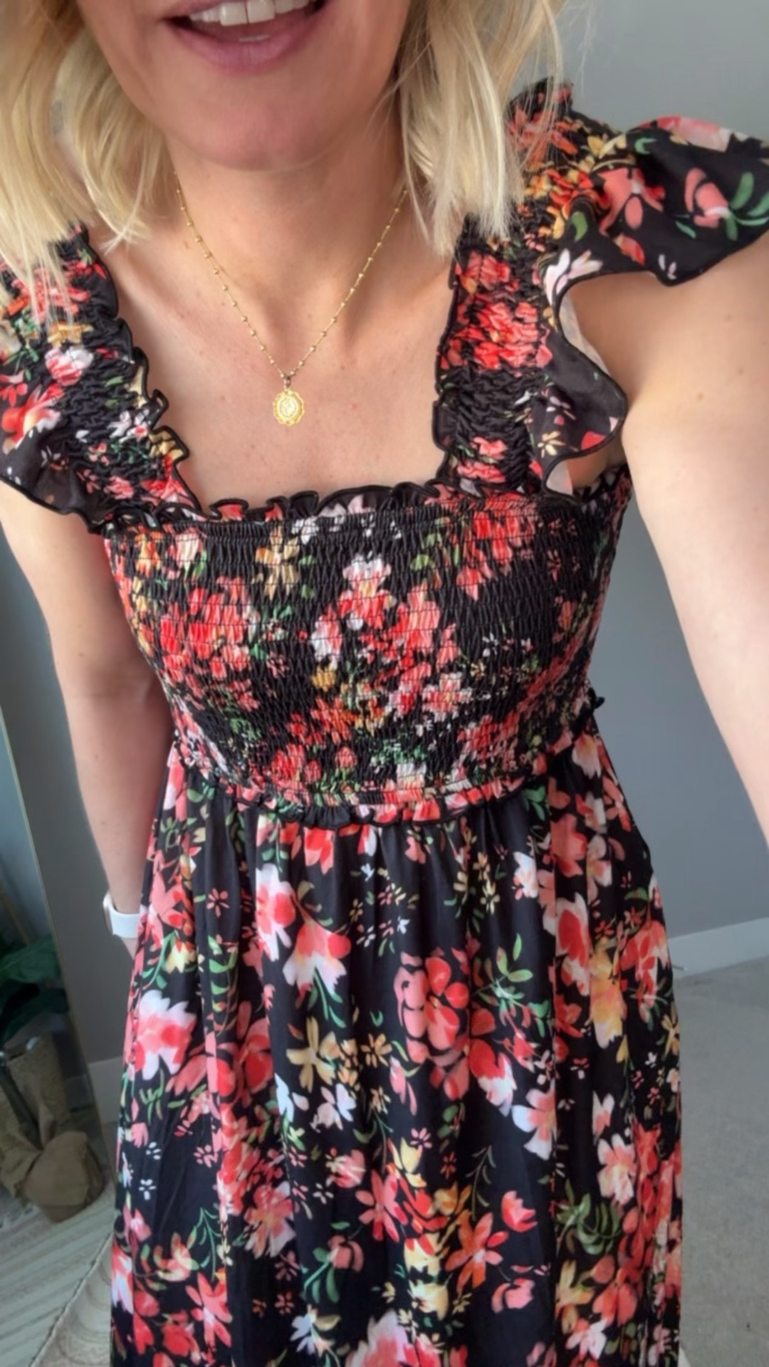 I love the floral print on the dress 👗 It’s so pretty for any spring occasion! 

#LTKPetite #LTKOver40 #LTKSeasonal
