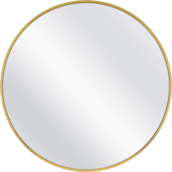 Amazon.com: MCS Master & Co. Modern Metal Wall Mirror, 35.75 Inch Round, Brass : Everything Else | Amazon (US)