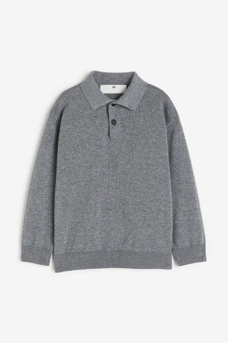 Fine-knit Polo Sweater | H&M (US + CA)