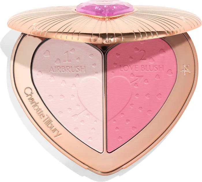 Pillow Talk Soulmates Airbrush Flawless Finish Brightening & Blur Blush Powder Pallete | Nordstrom