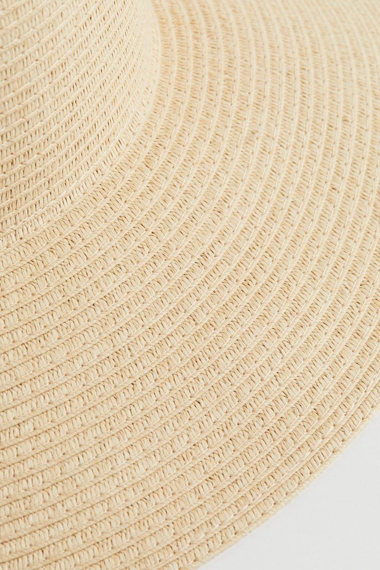 Straw Hat - Light beige - Ladies | H&M US | H&M (US + CA)