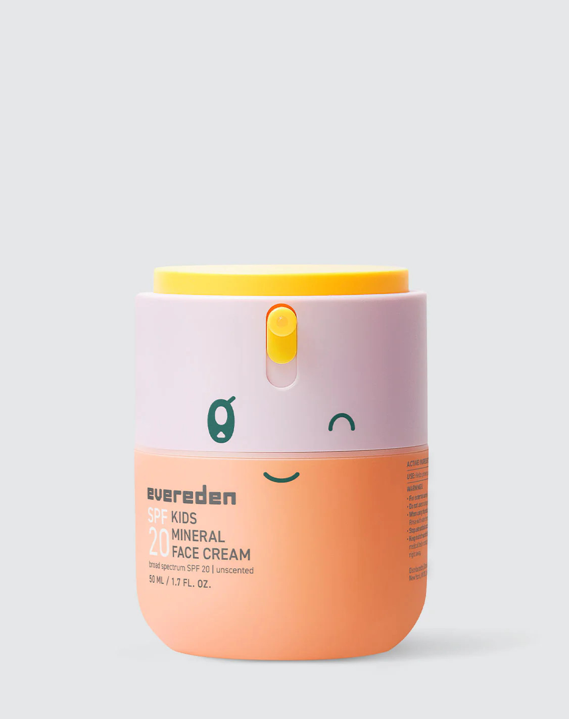 Kids Protective Mineral Face Cream SPF20 | Evereden