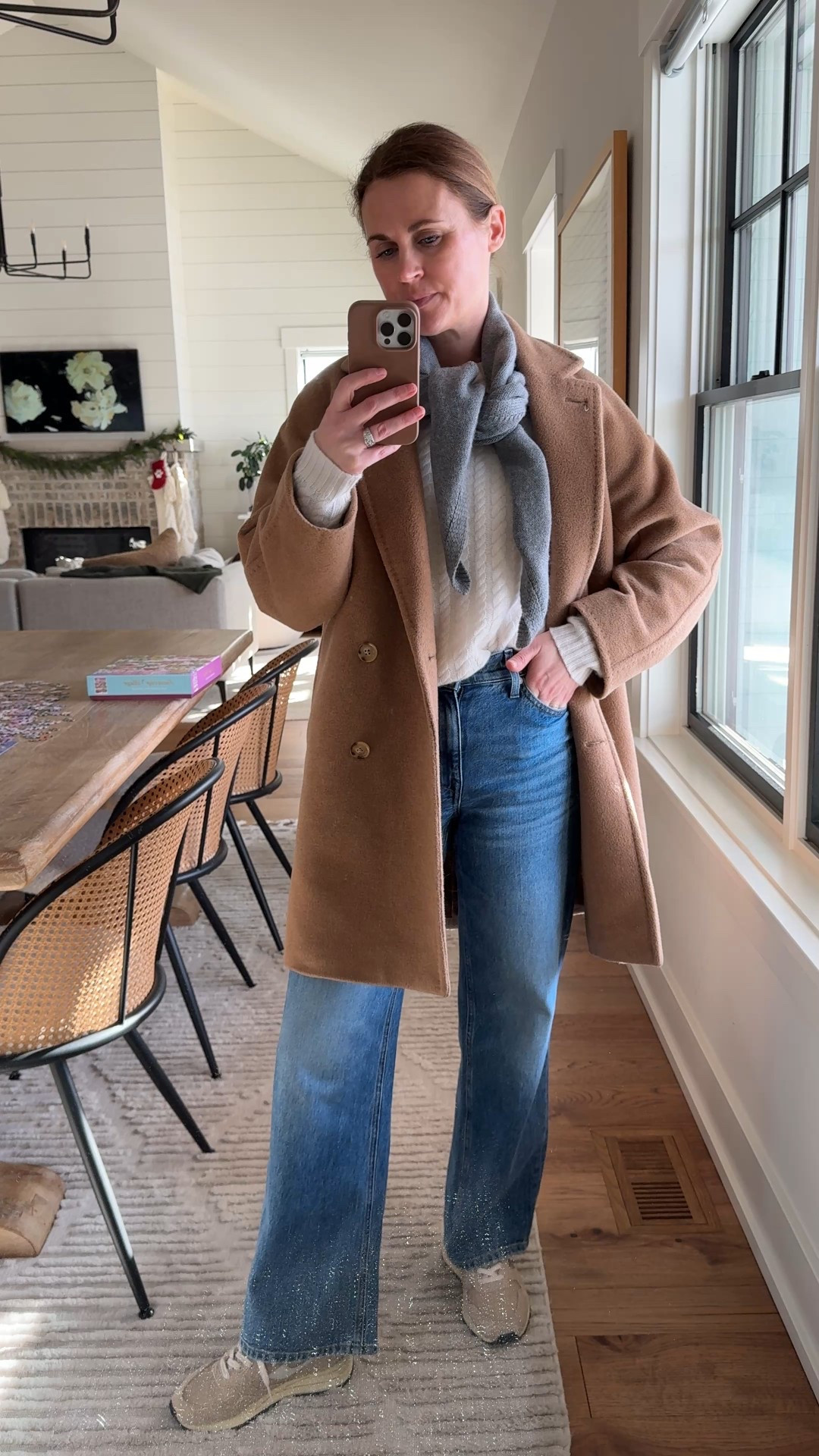 Coat linked exact style but this length is no longer available 
Sweater size small
Jeans size 26 short - they run small I went up a size 

#LTKgrwm #LTKdayinmylife #LTKootd