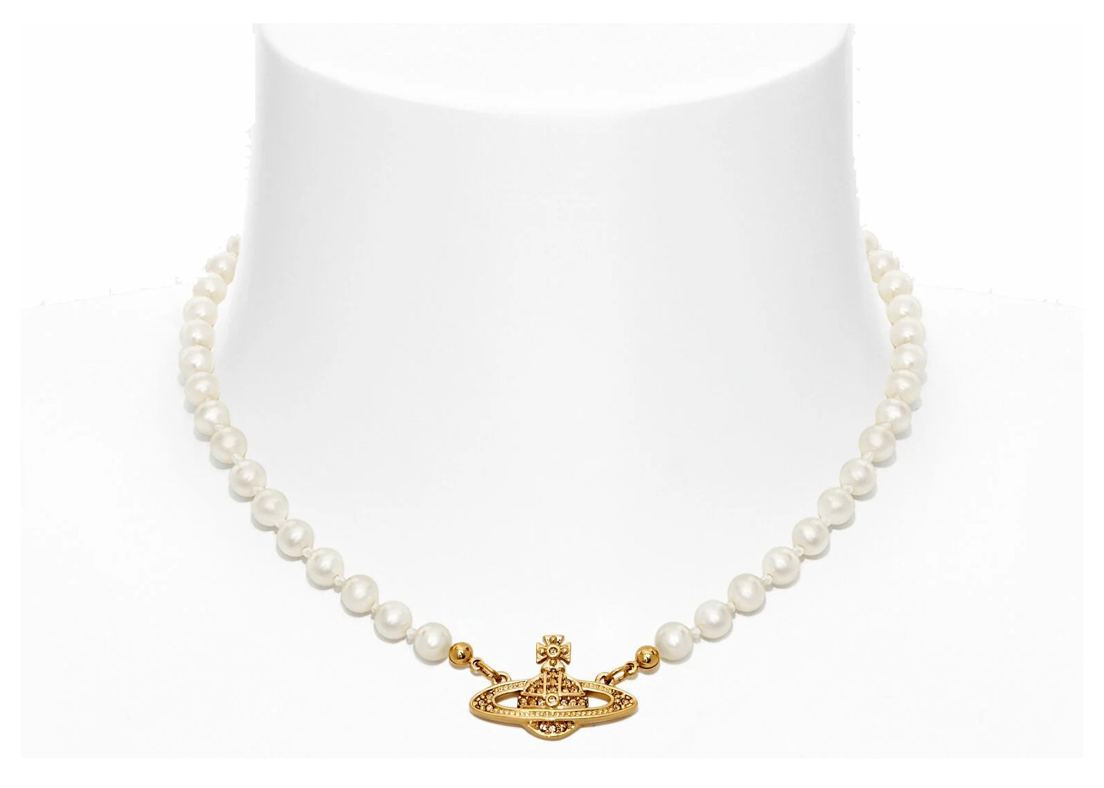 Women's Vivienne Westwood Choker Mini Bas Relief in Gold | StockX