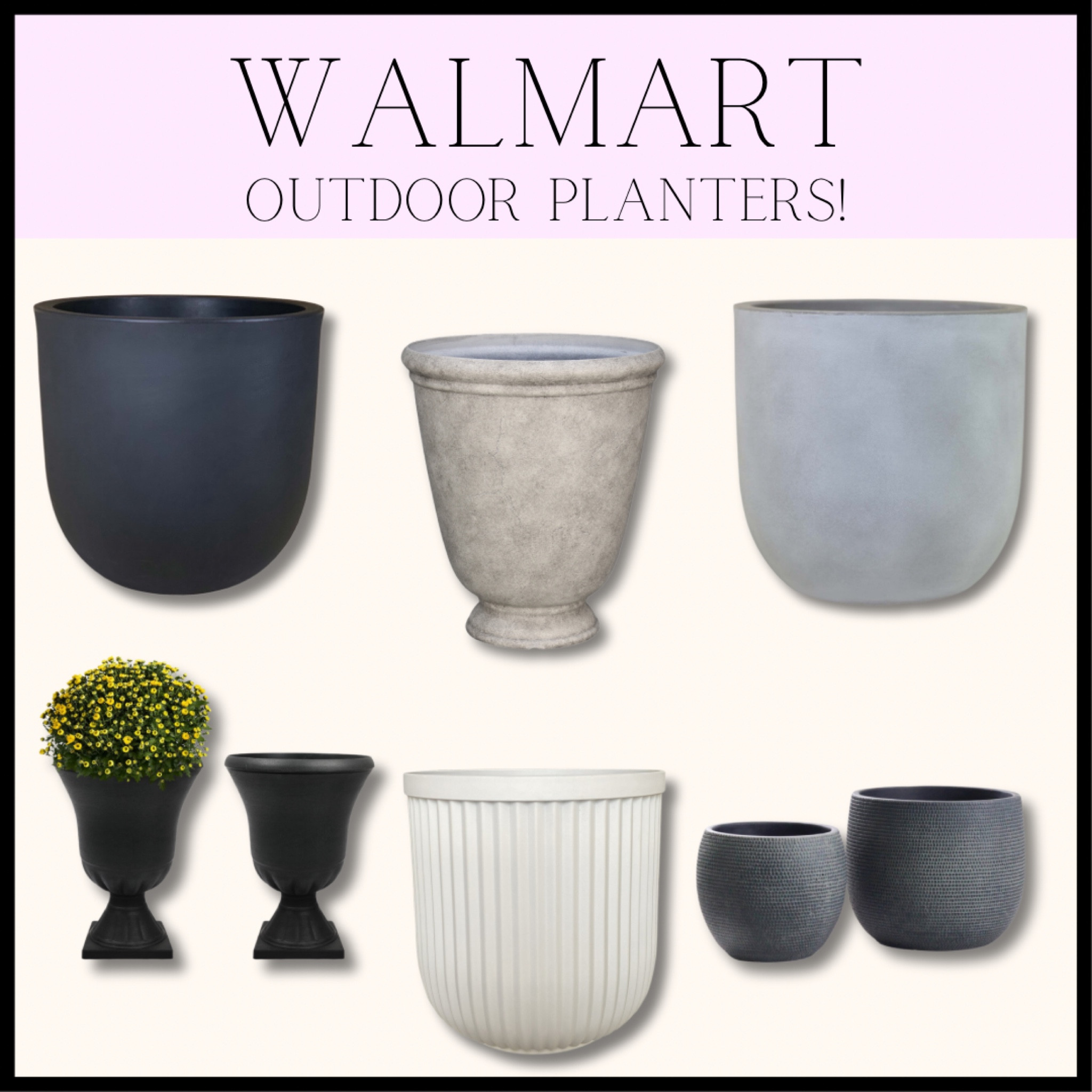 Walmart has excellent deals on outdoor planters right now! I have been so impressed with the quality of these! Check out the sale now! 

#LTKGiftGuide #LTKxTarget #LTKxSephora