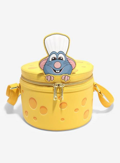 Loungefly Disney Pixar Ratatouille Remy Cheese Wheel Strawberry Scented Crossbody Bag — BoxLunc... | BoxLunch