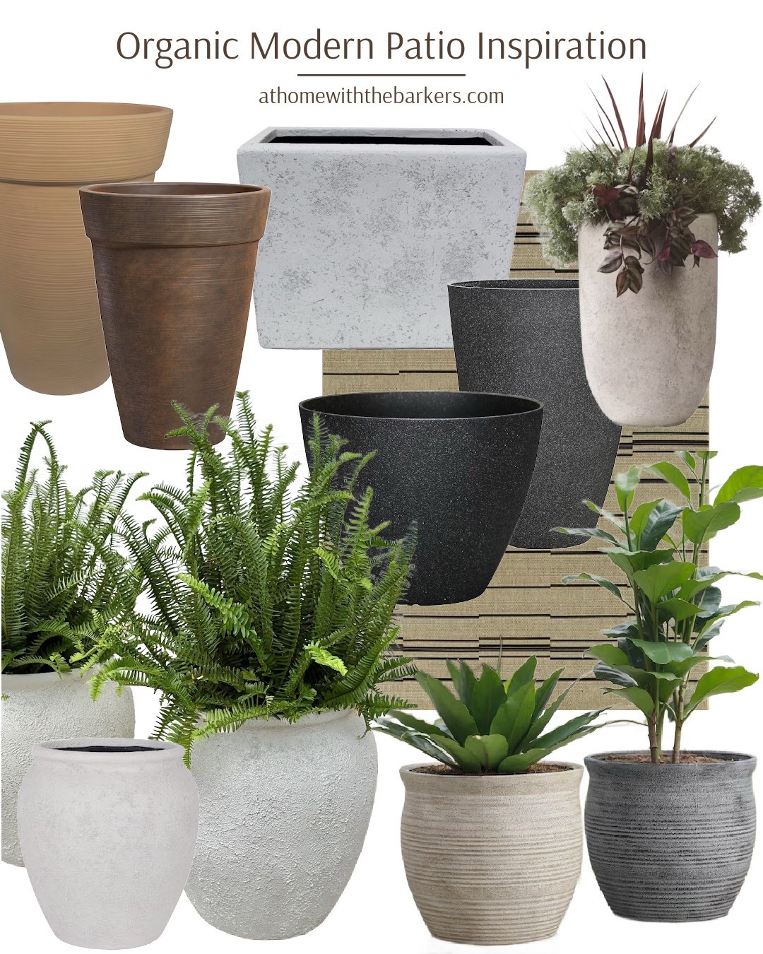 #ad Organic modern patio ideas, outdoor planters from @loweshomeimprovement #lowespartner

#LTKStyleTip #LTKHome