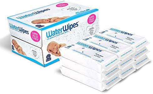 WaterWipes Baby Wipes, Sensitive and Newborn Skin, White, unscented, 540 Count | Amazon (US)