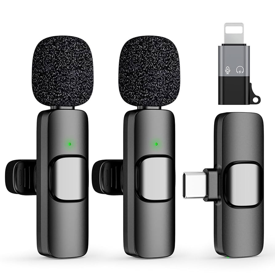 USB C Mini Wireless Lavalier Microphone for iPhone 15 16, iOS and Android Devices - Noise Reducti... | Amazon (US)