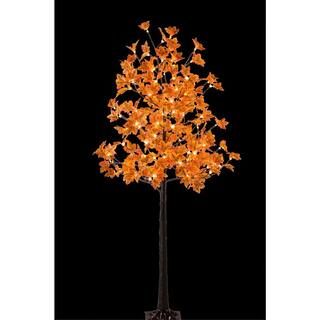 Lightshare 6 ft. Pre-Lit Maple Tree with 120 Warm White Lights FYS6FT - The Home Depot | The Home Depot