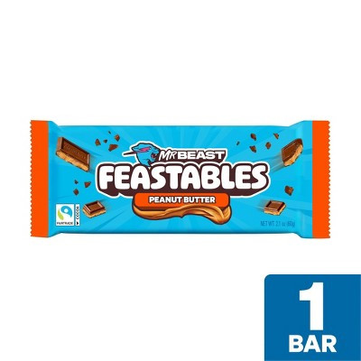 MrBeast Candy Bar - Milk Chocolate Peanut Butter 60g | Target