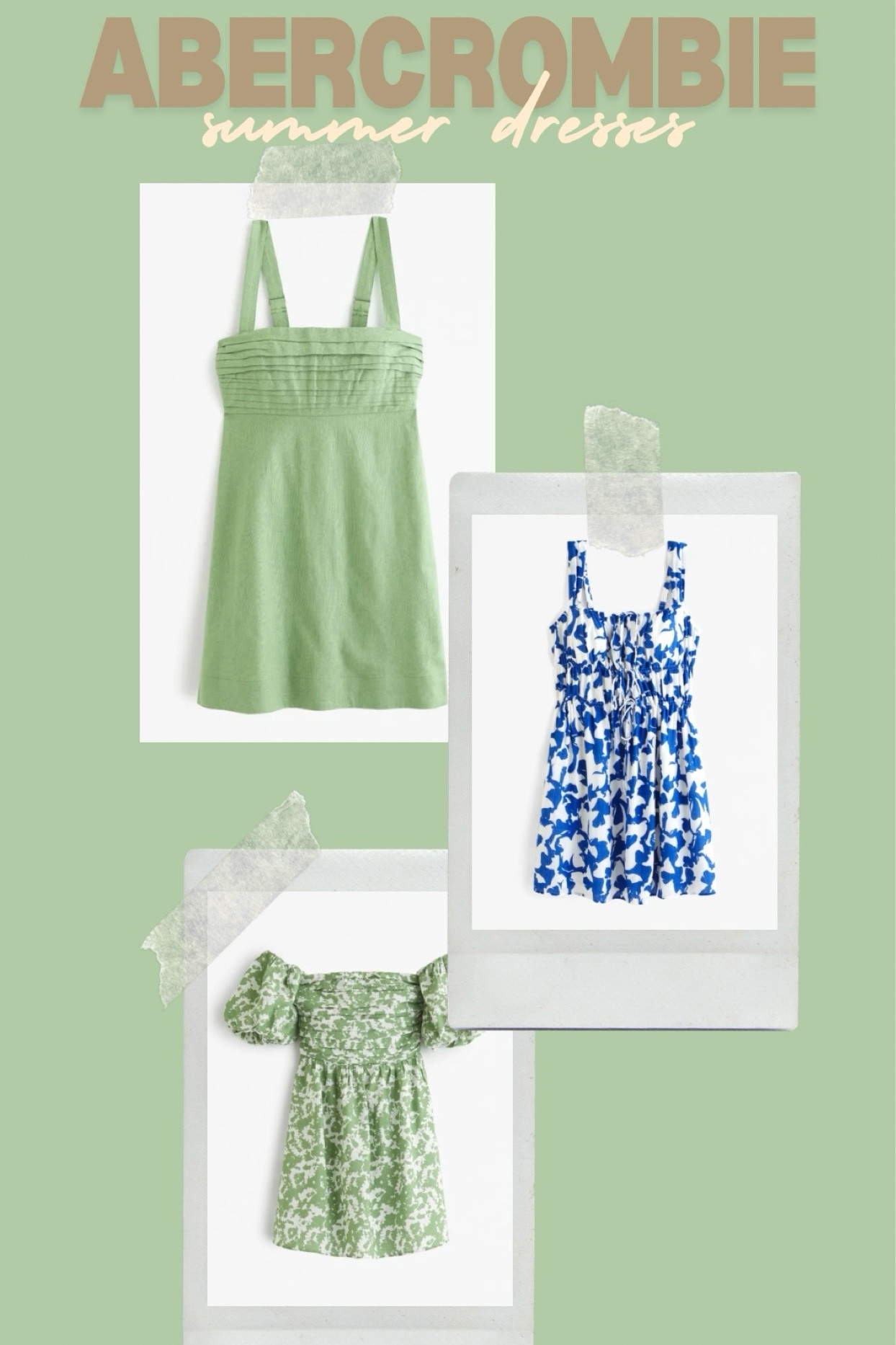 Can I hear a little commotion for the dress(es)? 

I have been loving Abercrombie & Fitch the past couple of years! They have definitely made a comeback! I just ordered these 3 dresses and can’t wait to wear them this summer 🤩💚

#LTKStyleTip