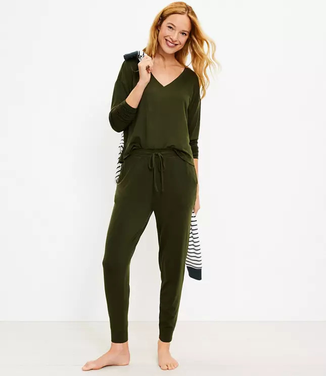 Jersey Pajama Joggers | LOFT