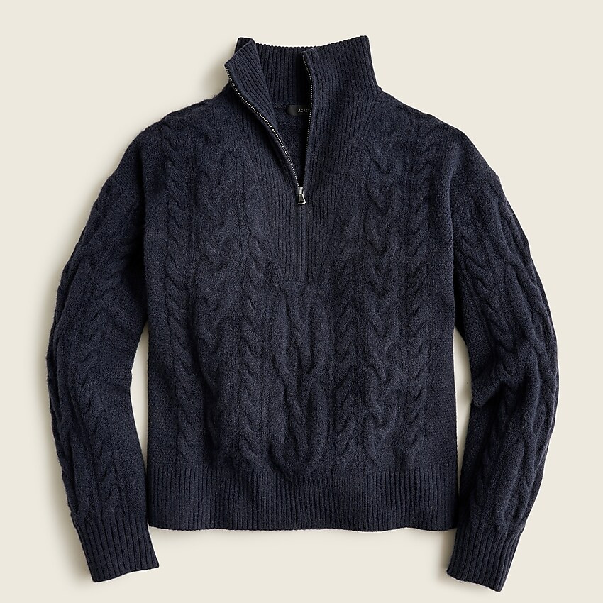 Cable-knit half-zip sweater in Supersoft yarnItem BD032 
 Reviews
 
 
 
 
 
22 Reviews 
 
 |
 
 
... | J. Crew US