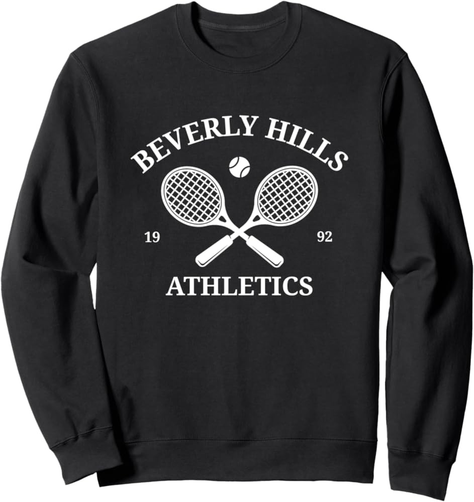 Beverly Hills Athletics Vintage Aesthetic Tennis Crewneck Sweatshirt | Amazon (US)