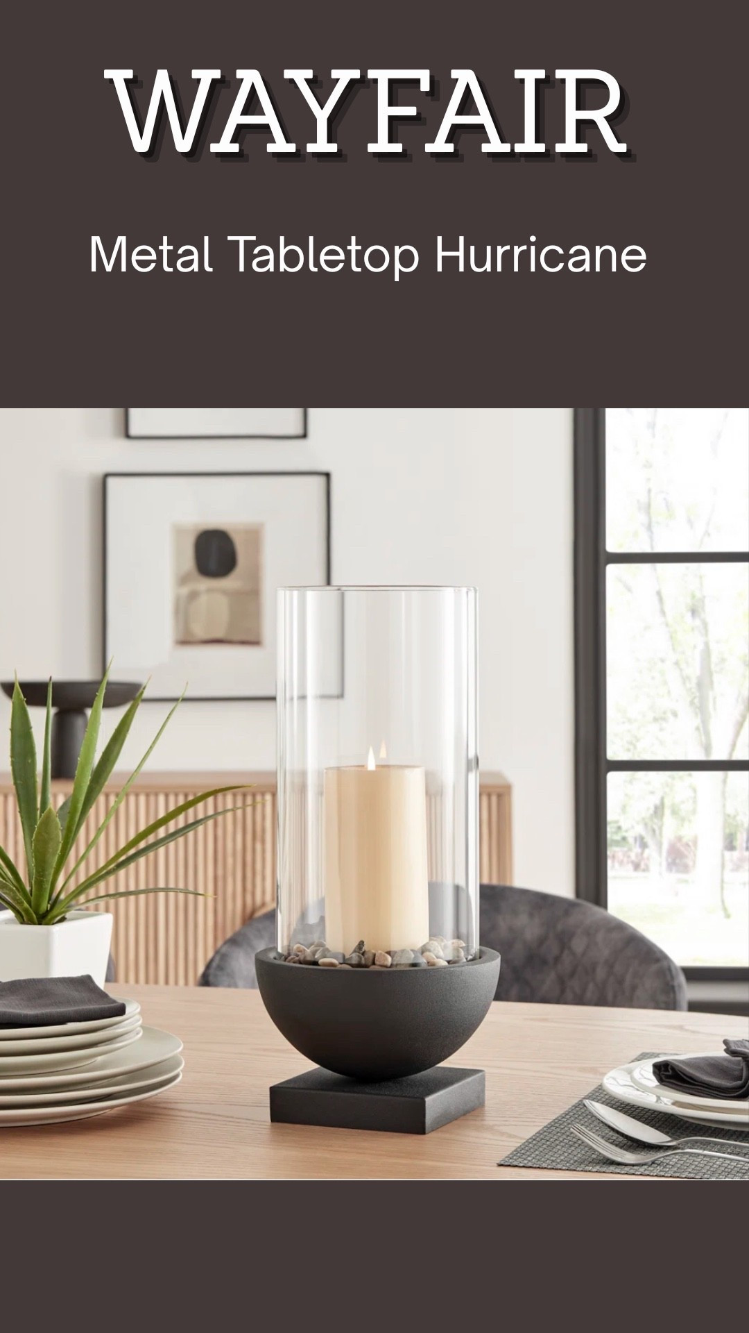 Love this Pedestal and Glass Pillar Candle Holder with a transitional/modern design and includes decorative pebbles🤍

#wayfairfind
#tablescape


#LTKSummerEdit #LTKHome #LTKSeasonal