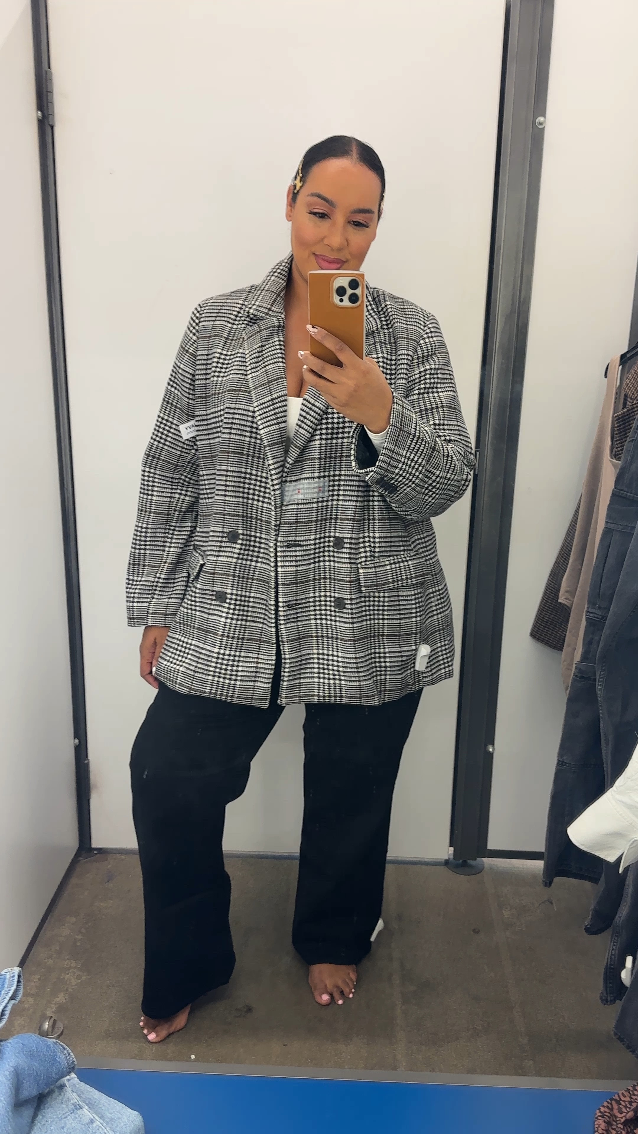 Paired the wow wide leg jeans that are less than $35 paired with this oversized blazer from old navyy

#LTKWorkwear #LTKFindsUnder50 #LTKPlusSize