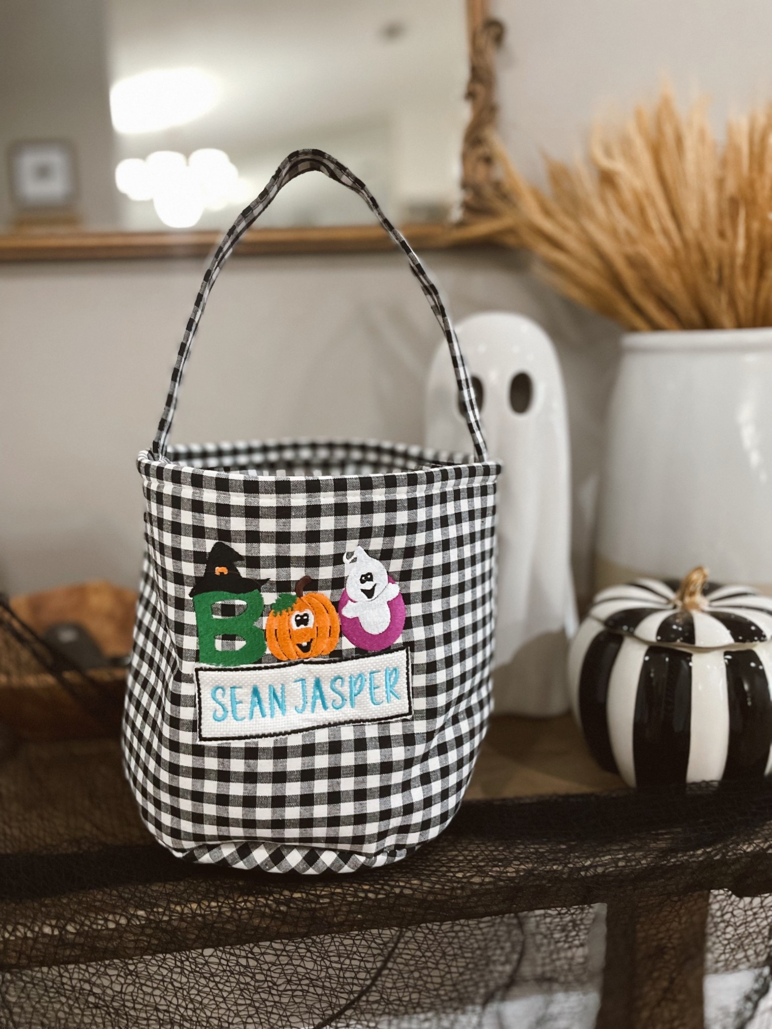 Amazon customize Halloween basket under $20 

#LTKHalloween #LTKSeasonal #LTKItBag
