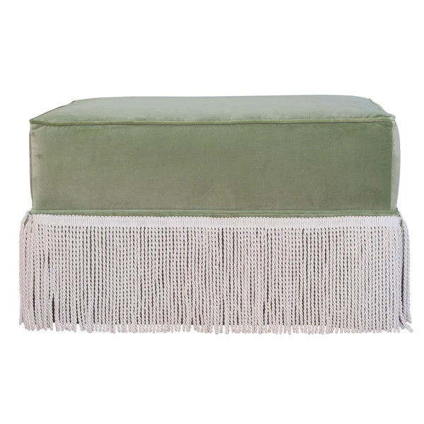Quinn Ottoman - Bullion Fringe | Society Social