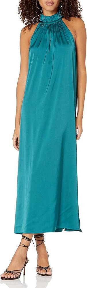 The Drop Women's Arlette Silky Stretch Halter Maxi Dress | Amazon (US)