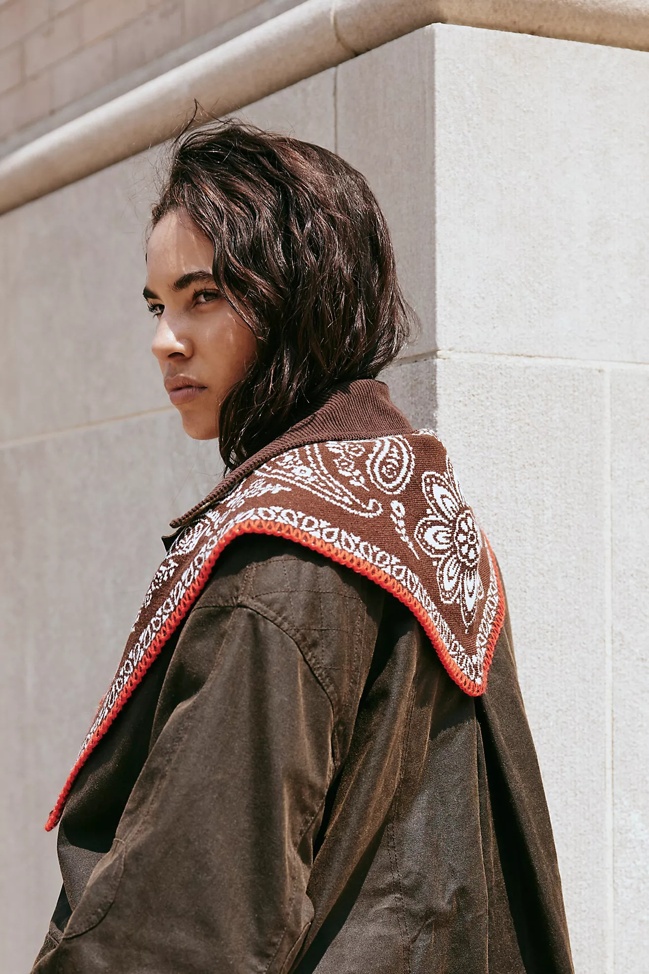 Carmen Knitted Triangle Bandana | Free People (Global - UK&FR Excluded)