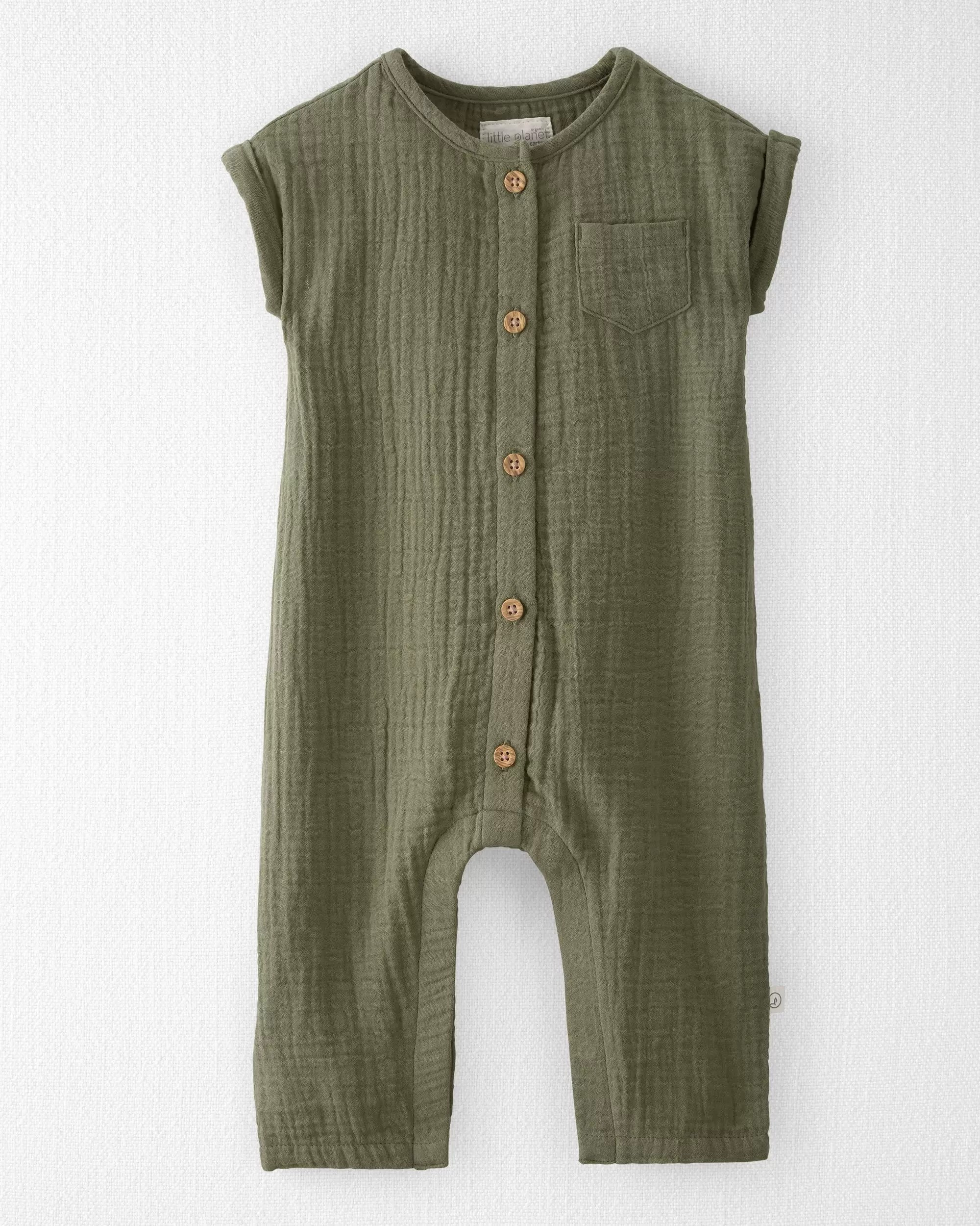 Organic Cotton Gauze Jumpsuit | Carter's